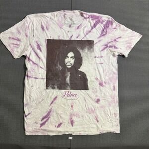 The Prince Estate Official Purple Tie Dye Graphic T-Shirt Size L